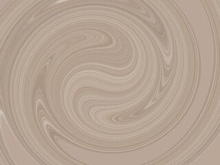 Rotating liquid coffee and chocolate cream background texture, abstract swirl