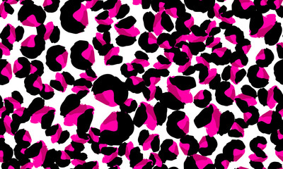 Leopard print. Animal skin pattern. Seamless design pattern.