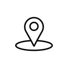 Location icon vector. Simple location sign
