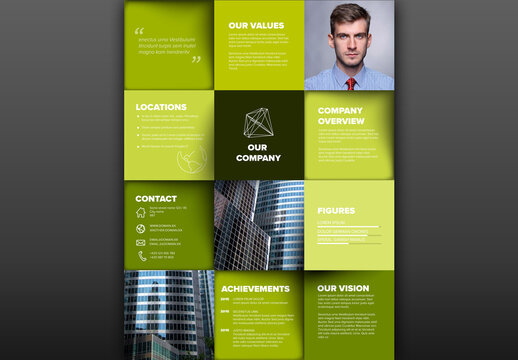 Company Profile Banner Layout