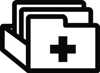 Medical Records Icon , vector