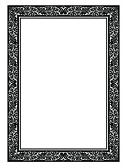 Vintage Floral Frame Design