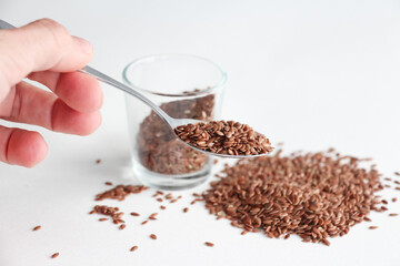 Flax seeds (Linum usitatissimum) — also known as common flax or linseeds — are small oil seeds. Flaxseeds.