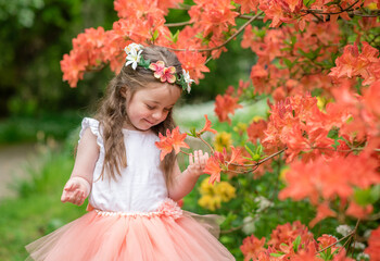 Little girl dressed as fairy