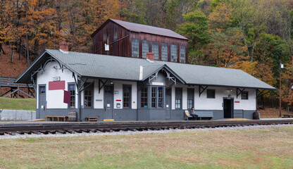 Old Railroad Depot in West Virginia