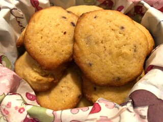 homemade cookies in a bowl