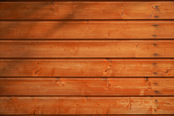 Naklejka premium close up of wall made of wooden planks