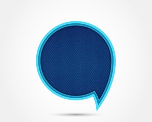 Speech bubble icon. Chat message sign. Talk, speak symbol. Communication balloon template. Support or contact icon. Talking, thinking chat bubble. Thought sign. Vector