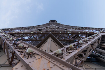 Eiffel Tower by day and night 2019, France