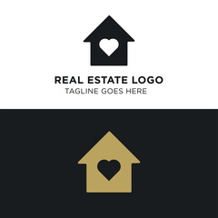 Simple and Modern Real Estate Logo Template for your Business