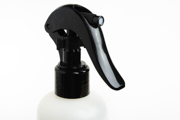 Black & White Liquid Spray Plastic Dispenser Bottle