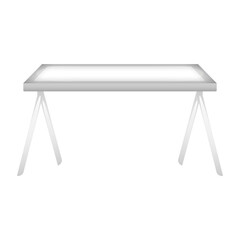 Isolated table image. Writing desk