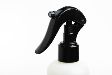 Black & White Liquid Spray Plastic Dispenser Bottle