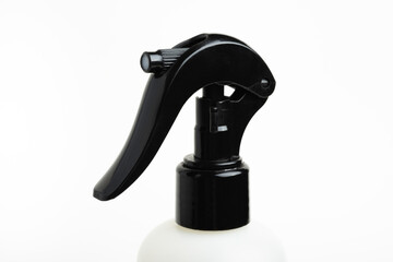 Black & White Liquid Spray Plastic Dispenser Bottle