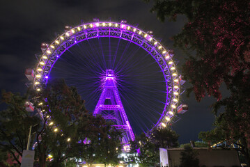 Fototapeta premium Vienna Austria Giant Ferris Wheel