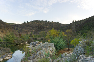 mountain river in the mountains