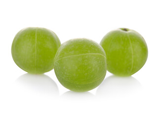  Indian gooseberry isolated on white background