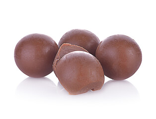 chocolate isolated on white background