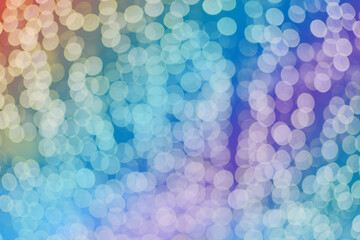 Colorful bokeh abstract light background,,