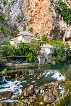 The Blagaj Tekija Monastery in Mostar, Bosnia is a dream house in every sense of the word