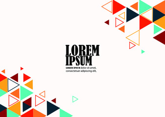 lorem ipsum, abstract background with a combination of squares and varied colors