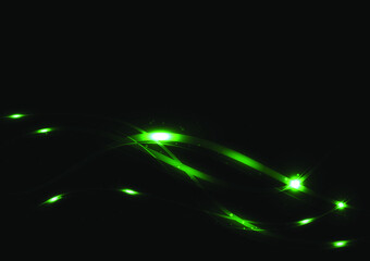 Abstract line Background. Light. Green. dark Green background.