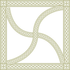 Colorful abstract graphic background. Tribal ethnic ornament. Scarf design. Frame.