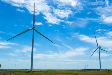 Fototapeta na wymiar Wind Turbines