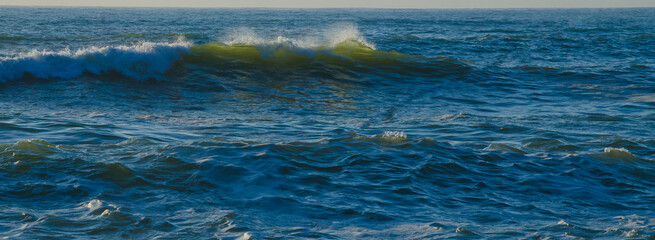 Large Waves on Rockaway Beach, Pacifica, California, USA
