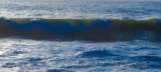 Large Waves on Rockaway Beach, Pacifica, California, USA