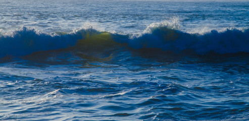 Large Waves on Rockaway Beach, Pacifica, California, USA