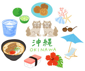 沖縄の食べ物や名産品のセット