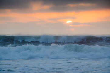 Rockaway Beach Sunset, Pacifica, California, USA