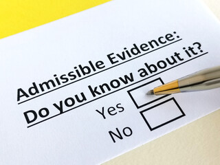 Questionnaire about civil litigation