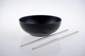 chopsticks and bowl