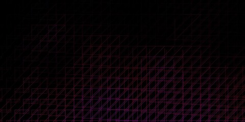 Dark Pink vector layout with lines. Gradient abstract design in simple style with sharp lines. Best design for your posters, banners.