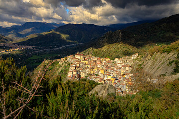 mountain landscape in the summer