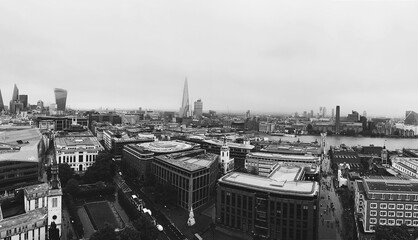Plakat View from the top B&W