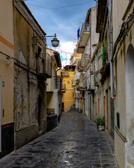 narrow street in the old town