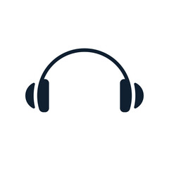 Headphones minimal icon.