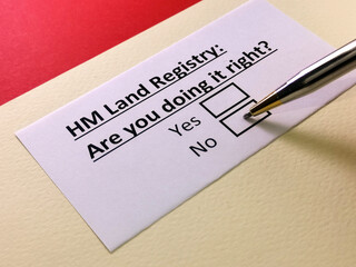 Questionnaire about conveyancing