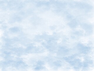 Blue Sky with Clouds (Handmade Background)