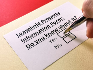 Questionnaire about conveyancing