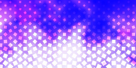 Light Purple vector texture in rectangular style. New abstract illustration with rectangular shapes. Modern template for your landing page.