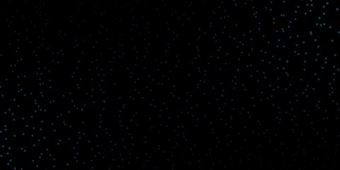 Dark BLUE vector layout with bright stars. Colorful illustration with abstract gradient stars. Pattern for wrapping gifts.