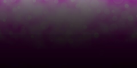 Light Purple, Pink vector pattern with spheres. Illustration with set of shining colorful abstract spheres. New template for a brand book.