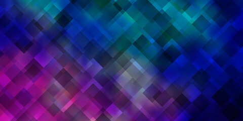 Light Pink, Blue vector background in polygonal style.