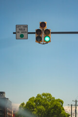 traffic light on the street 