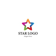 Star logo vector icon design