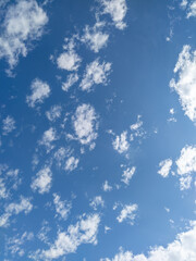 blue sky with clouds